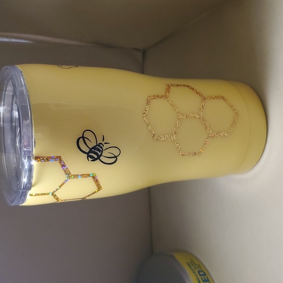 Handcrafted Bee stainless steel double wall HOT & Cold cup - Picture 2 of 6